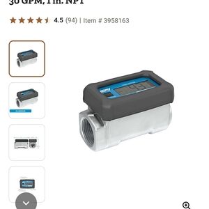 Digital Flow Meter with Display